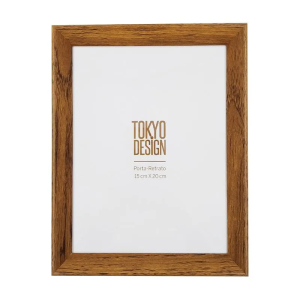 PORTA RETRATO DECORATIVO 15X20CM EM MDF E PLÁSTICO TOKYO DESIGN