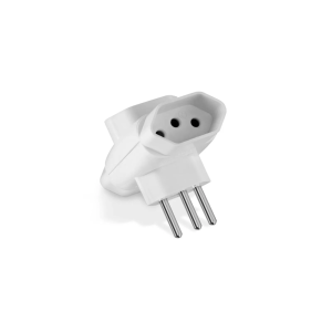 ADAPTADOR MULTILASER MULTIPLICADOR EM T COM 3 SAÍDAS BRANCO - WI217