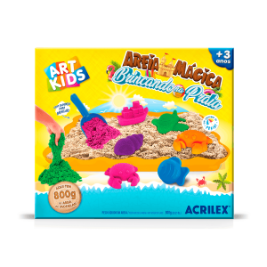 AREIA MAGICA BRINCANDO NA PRAIA ART KIDS