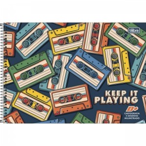 CADERNO CARTOGRAFIA MILIMETRADO 96FLS TILIBRA D+ MASC. REF.130842