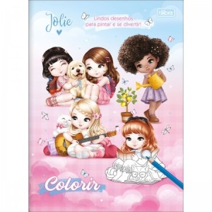 LIVRO PARA COLORIR JOLIE 8 FOLHAS REF.317039