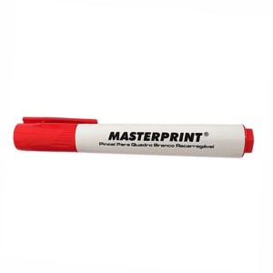 PINCEL P/ QUADRO BRANCO MASTERPRINT VERMELHO