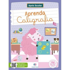 LIVRO APOIO ESCOLAR - OVELHA ROSA - APOIO ESCOLAR - APRENDA CALIGRAFIA