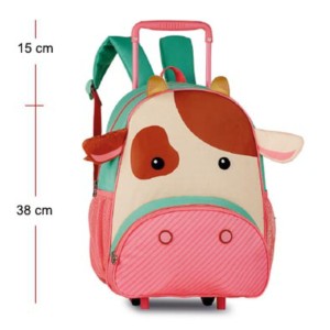 MOCHILA C/RODAS CACHORRO CLIO STYLE - SORTIDO CP24022A VAQUINHA