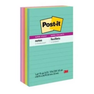POST-IT 101X152 COLEÇÃO VIAJAR (3 BLOCOS 90 FOLHAS CADA) - 3M