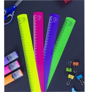 REGUA 30CM WALEU NEW LINE NEON ROXA