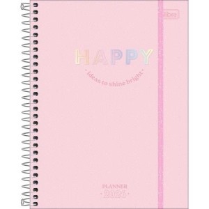 PLANNER TILIBRA 2026 ESPIRAL 17,7 X 24 CM HAPPY 90 G 