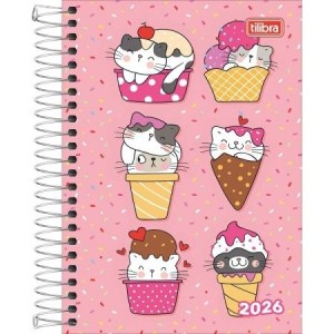 AGENDA TILIBRA 2026 ESPIRAL DIARIA 12,9 X 18,7 CM SPICE FEMININA 