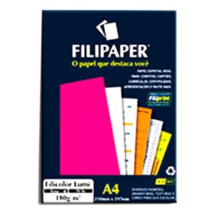 PAPEL COLOR PLUS FILIPAPER 180g 50fls LUMI VERDE
