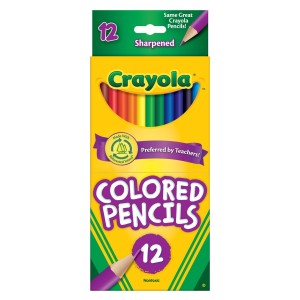 LÁPIS DE COR 12 CORES CRAYOLA