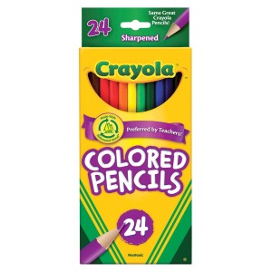 LÁPIS DE COR 24 CORES CRAYOLA