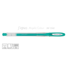 CANETA GEL UNIBALL ANGELIC UM-120 CORES