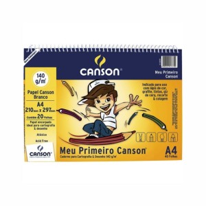 MEU PRIMEIRO CANSON 140GR A4 C/40F REF-66667087