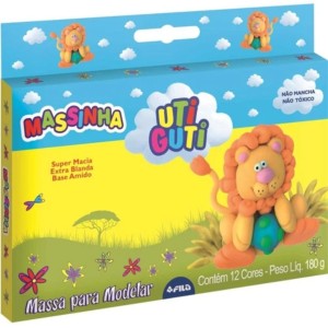 MASSA PARA MODELAR UTIGUTI 12CORES 180G