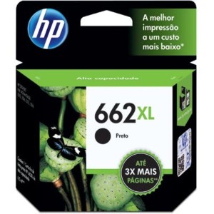 CARTUCHO HP 662XL PRETO CZ105AB HP CX 1 UN