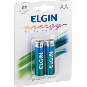 PILHA AA ALCALINA ELGIN C/2