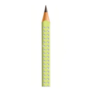 LAPIS TRIANGULAR GRIP SPARKLE FABER CASTELL - VERDE CLARO