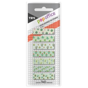 MARCADOR DE PAGINA TRIS FANCY (CACTOS) REF 609485