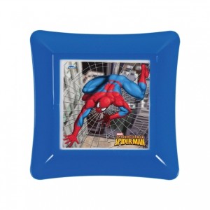 PRATO RASO HOMEM ARANHA REF.5701 PLASÚTIL