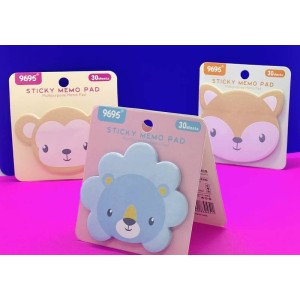 Bloco Adesivado tipo Post it Carinhas