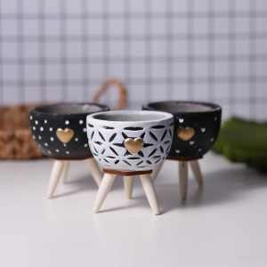 VASO DECORATIVO DE CIMENTO - REF HD01623