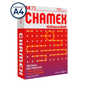 PAPEL SULFITE A4 500FLS 75G CHAMEX