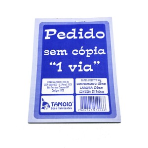 PEDIDO 1 VIA 213X163MM 50FLS TAMOIOR REF.1008