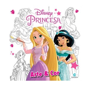 LIVRO INFANTIL COLORIR PRINCESAS DISNEY - ARTE E COR