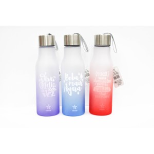 Garrafa de plástico cores sortidas 600 ml redstar