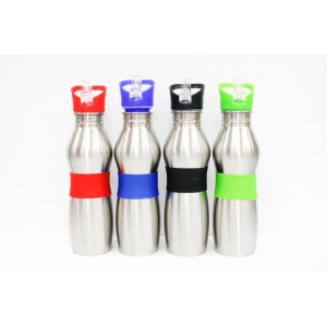 GARRAFA DE ALUMINIO 26CM C/ANTIDESLIZANTE