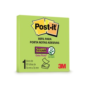 BLOCO REFIL POST IT POP UP 76X76MM 90F LIMEADE HB004648026
