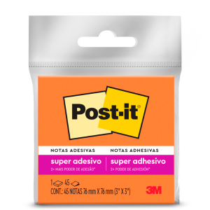 POST-IT 654 76X76 LARANJA C/45 FLS 3M HB004399406