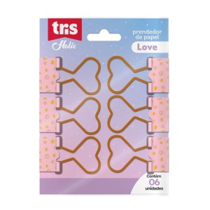 PRENDEDOR DE PAPEL LOVE TRIS