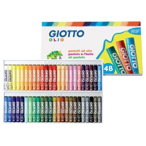 GIZ PASTEL OLEOSO C/48 CORES GIOTTO