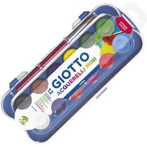 Aquarela com 12 cores - Giotto