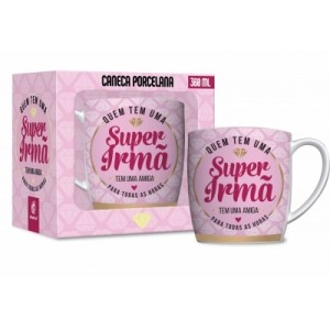 CANECA PORCELANA URBAN 360ML - FAMÍLIA - IRMÃ