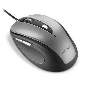 MOUSE MULTILASER COMFORT 6 BOTÕES USB CINZA/PRETO - MO242