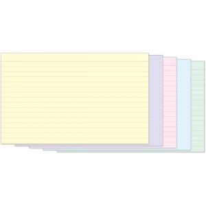 FICHA COLORS - NÚMERO 3 - 5X8 50 FOLHAS