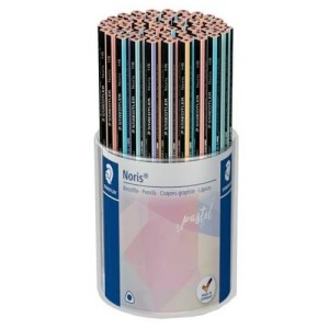 LAPIS PRETO STAEDTLER NORIS HB PASTEL CORES - REF 118 KP72