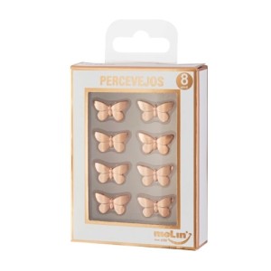 PERCEVEJO BORBOLETA ROSE GOLD - REF 23141