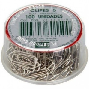 CLIPS N.5 ACC C/100 NIQUELADO